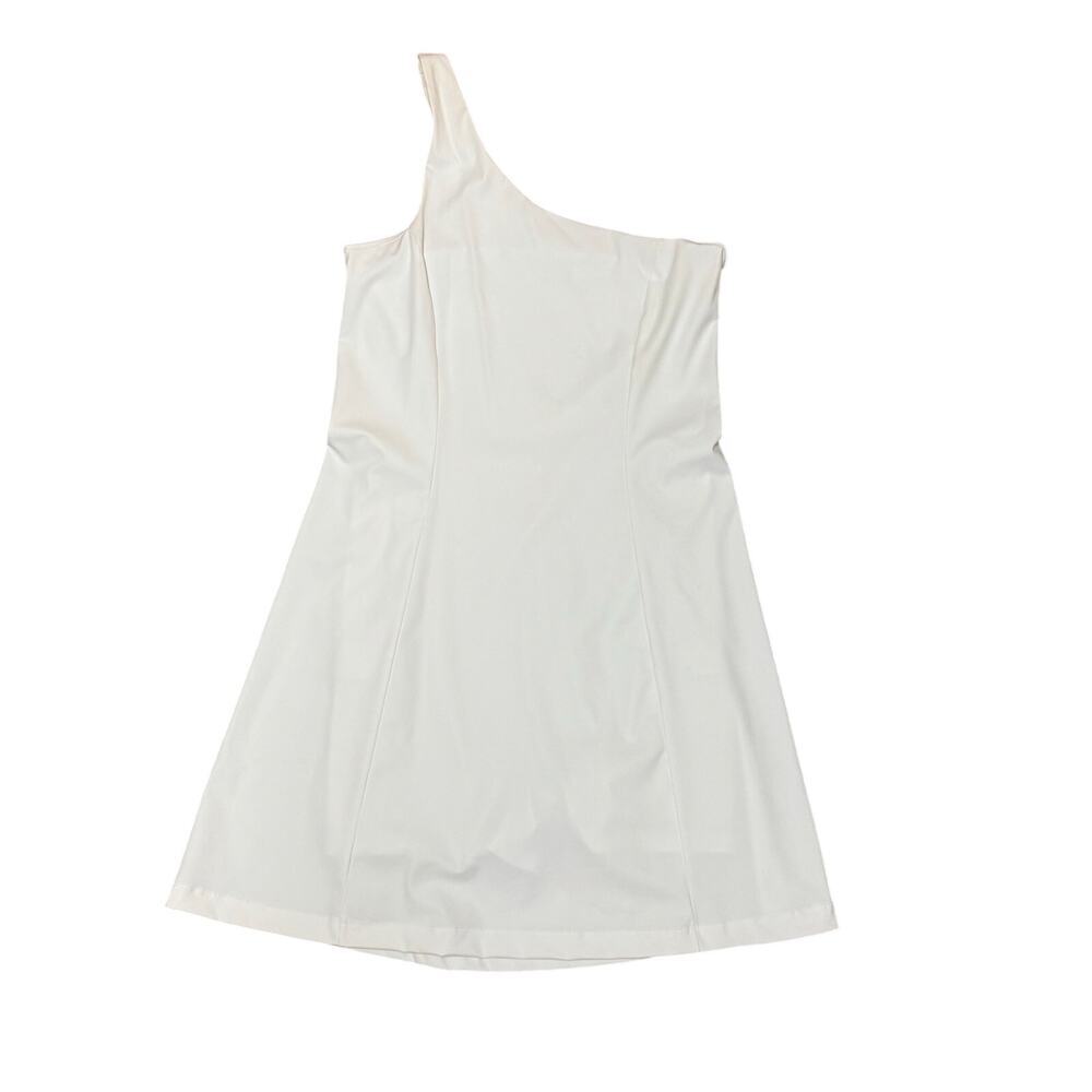 Outdoor Voices One-Shoulder White Dress